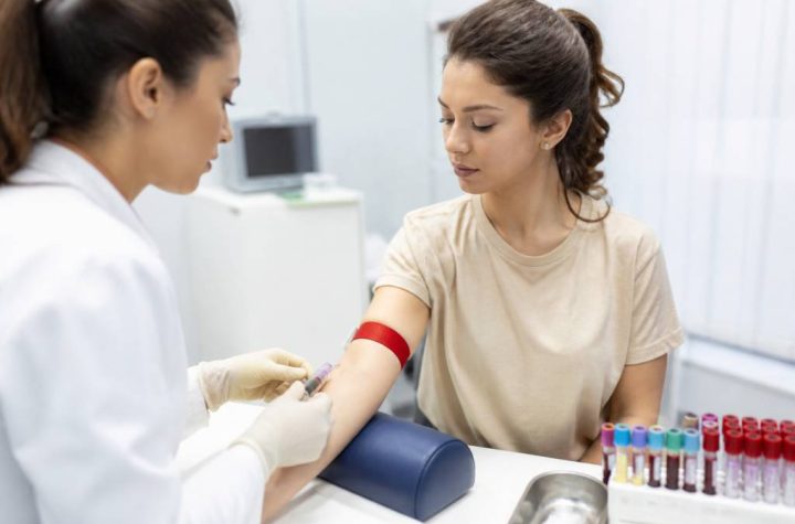 What lab test shows anemia and how to interpret the results